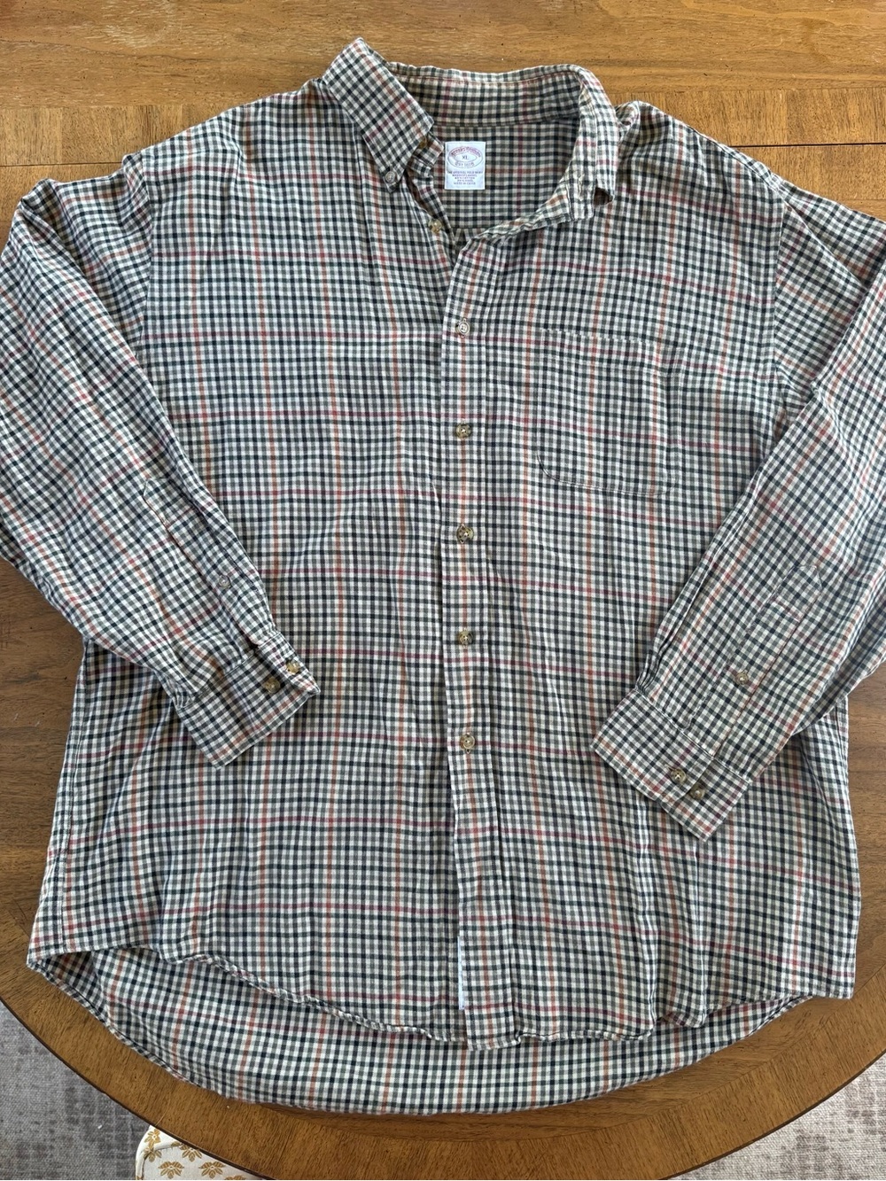Brooks Brothers Flannel Button-Down Shirt